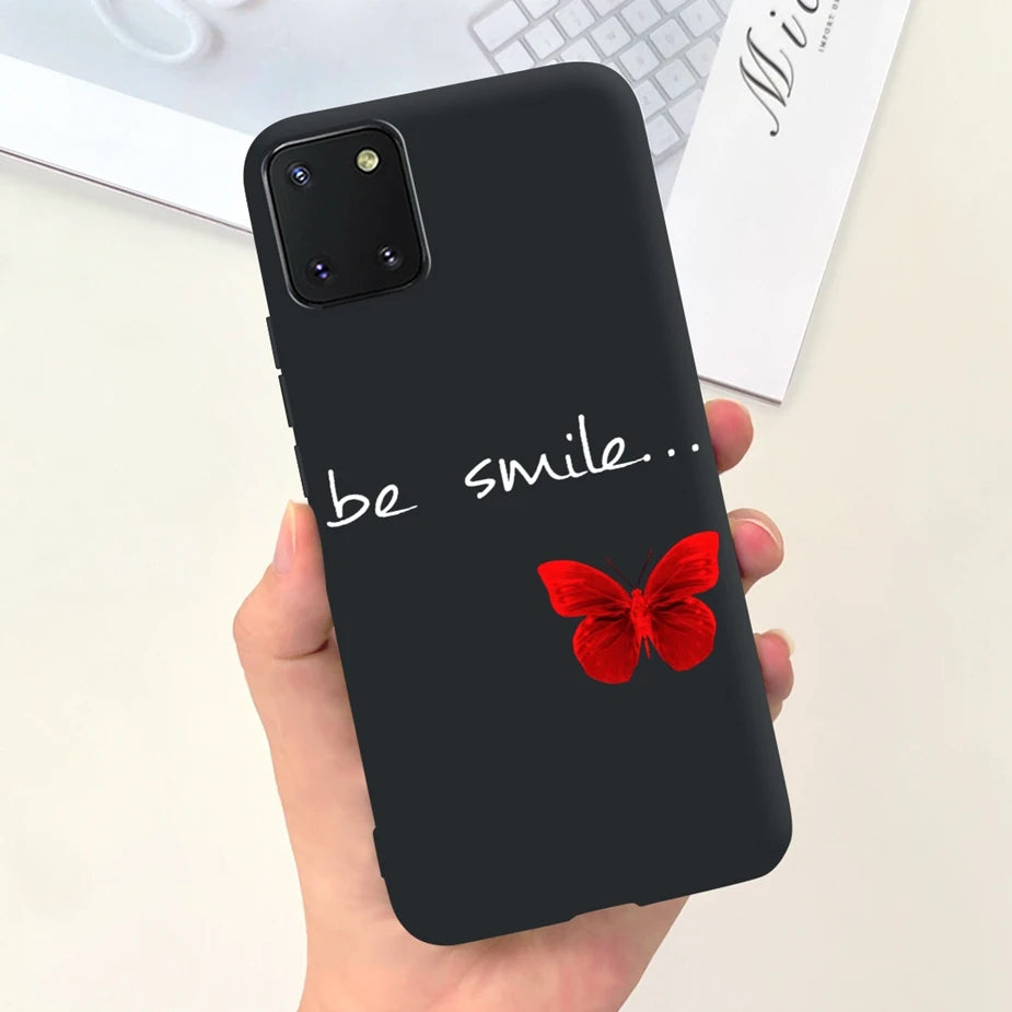 For Samsung Galaxy Note10 Lite Case SM-N770F 6.7'' Popular Candy Painted Cover Soft TPU Phone Case For Samsung Note 10 Lite Bags