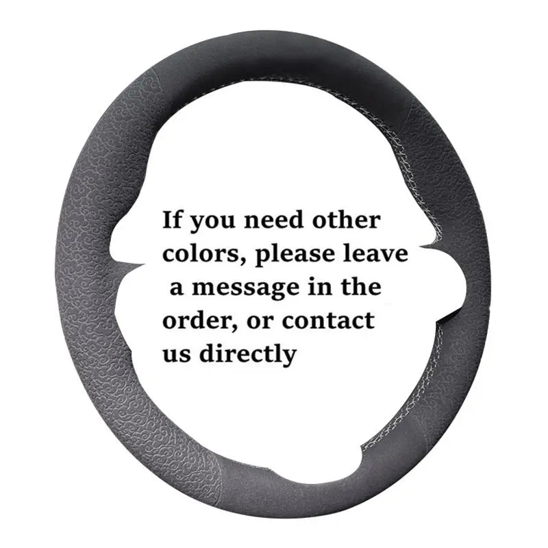 Car Steering Wheel Cover Non-slip Carbon Fiber Suede Braid For Honda Civic 10 2016-2021 CR-V CRV 2017-2021 Clarity 2018-2021
