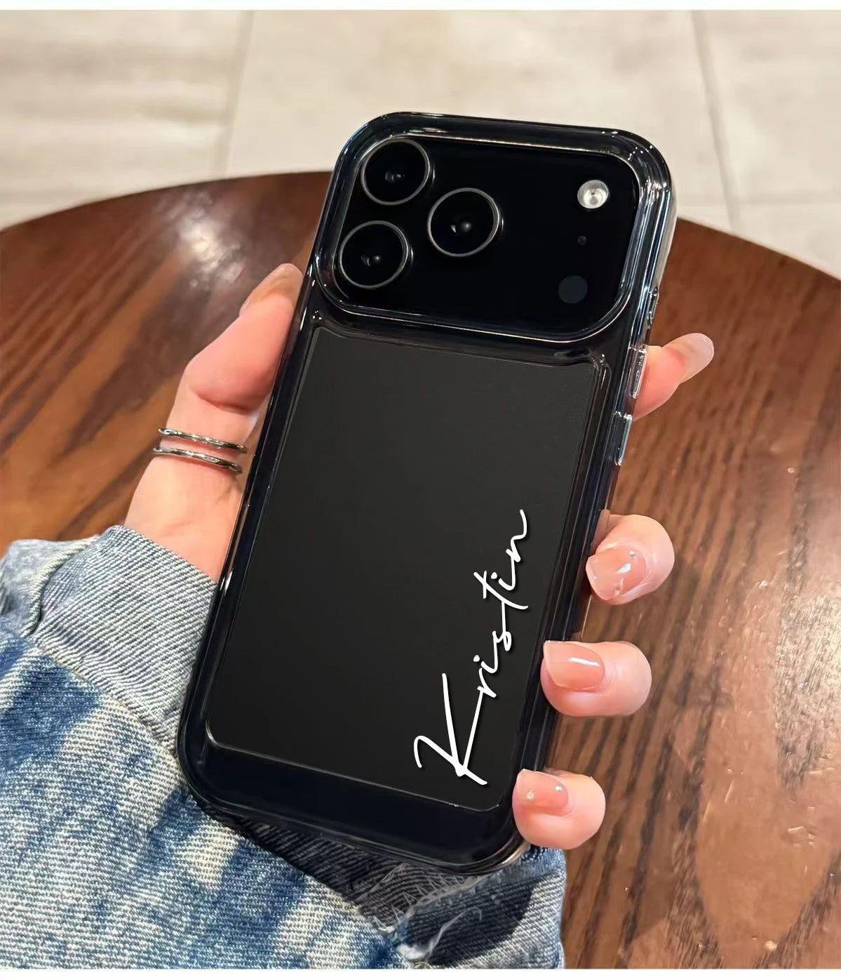 Personalized Customized Name DIY Case For IPhone 18 17 16 15 14 13 12 11 Pro Max Plus, Luxury Soft Clear TPU Shockproof Cover