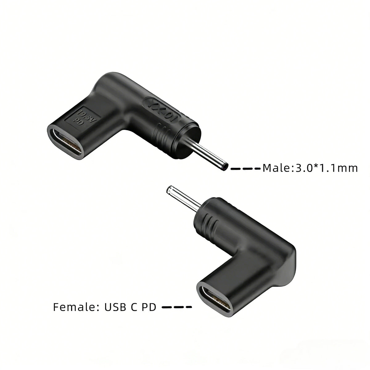 PD 100W Type C to Universal Laptop Charger Converter for Asus Lenovo Hp Dell Acer Samsung USB C Fast Charger Adapter Connector