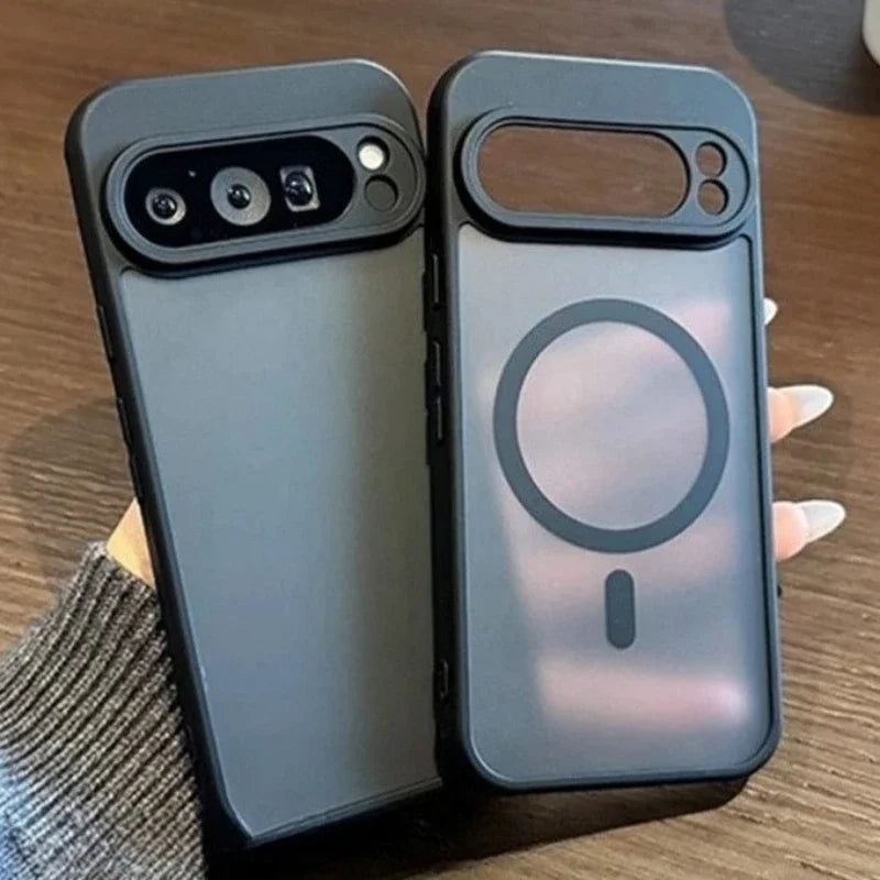 Translucent Matte Magnetic Case For Google Pixel 10 11 Pro XL 6 7 8 9 Pro XL A 11A 10A 9A 8A 7A For Magsafe Mac Safe Phone Cover