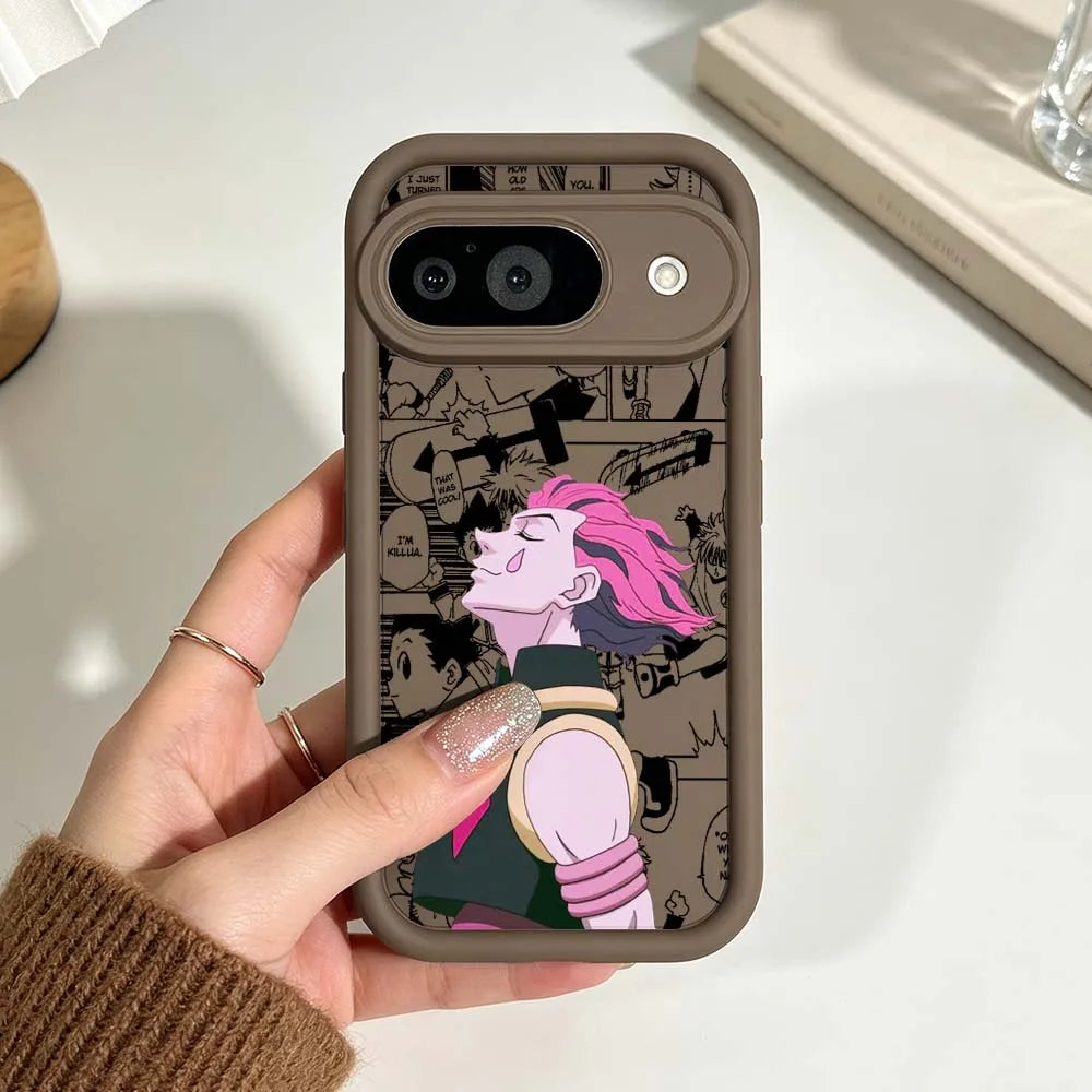 Anime Killua Hunter x Hunter For Google Pixel 10 9 8A 8 7 7A Pro XL 5G Eye Ladder Soft Silicon Shockproof Cover Phone Case