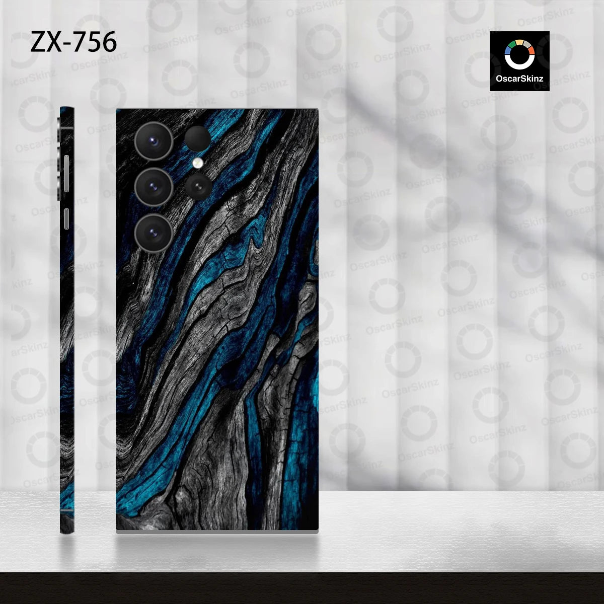 Colorful Decal Skin for Samsung Galaxy S24 S23 S22 Ultra Plus S21 Note20 Back Screen Protector Cover Wrap Stones Sticker