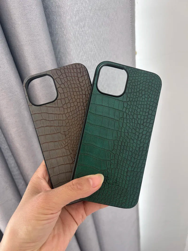 Luxury Glitter Cover Leather Case for Samsung Galaxy S25 S24 S23 S22 S21 Ultra Plus S20 FE Crocodile Patterned Cover