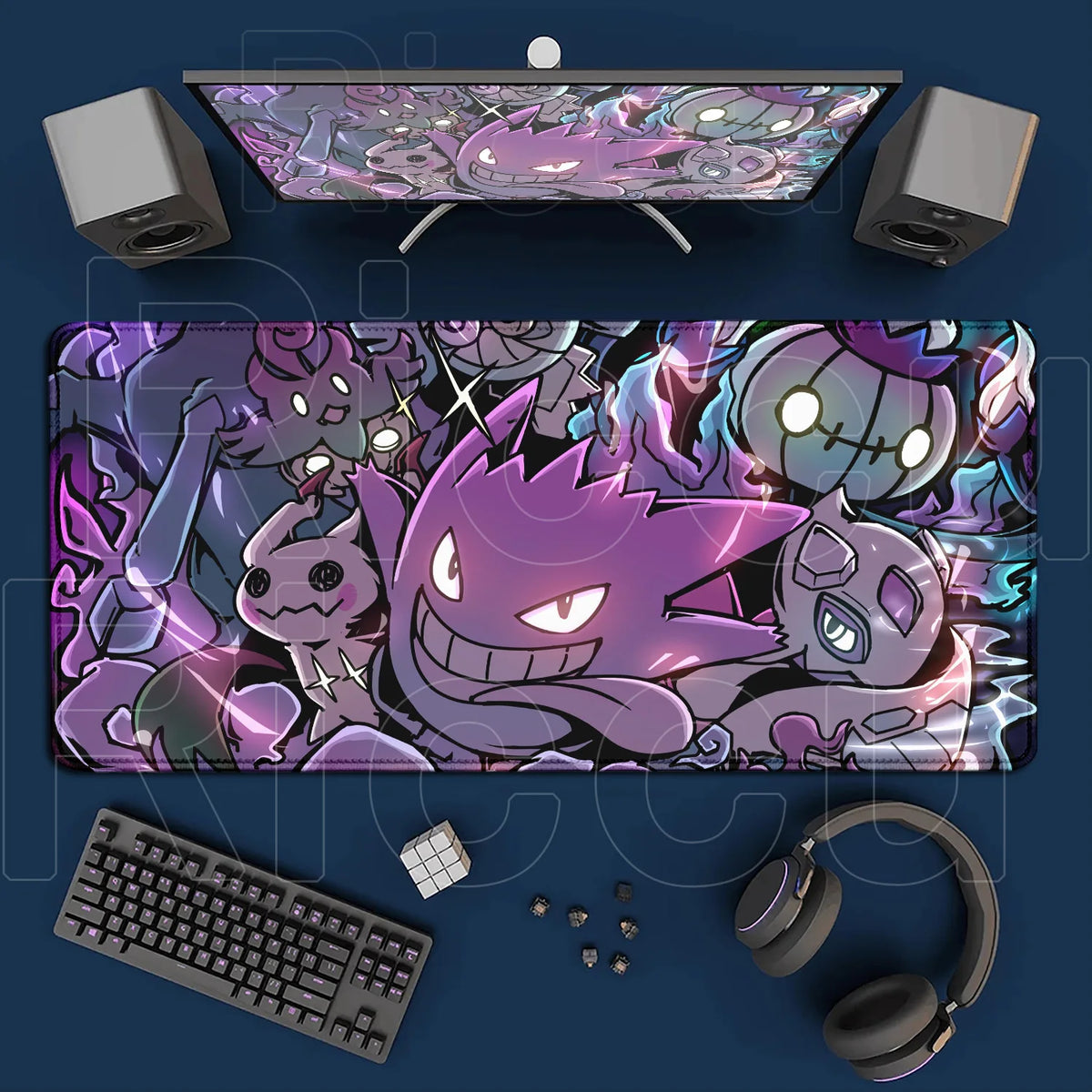 Gaming Anime P-Pokemons Gyarados Mousepad Large Non-slip Rubber Mouse Pad Gamer XXL 900x400mm Pc Keyboard Desk Mouse Mat Carpet