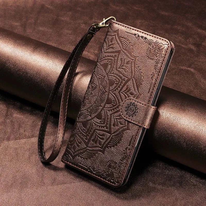 Magnetic Leather Case For Samsung Galaxy S7 Edge S8 S9 Plus S10 Lite Note 10 20 Ultra 8 9 XCover 7 Flip Wallet Card Phone Cover