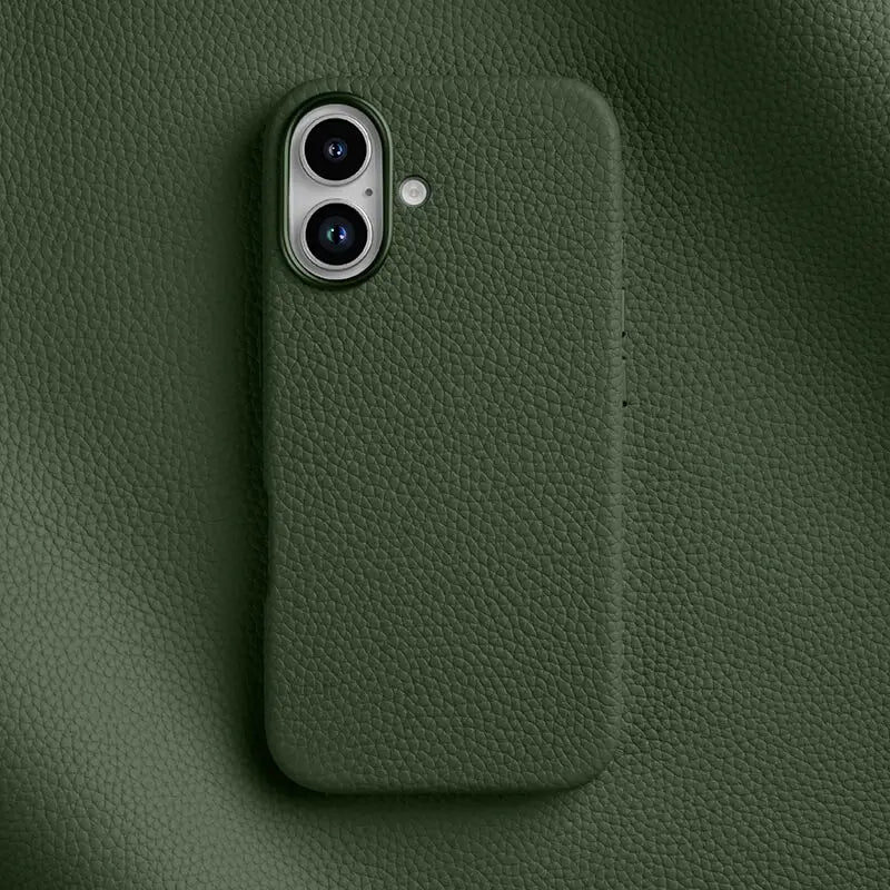 Melkco All-inclusive Genuine Leather Mobile Phone Case for IPhone 16 17 Plus with Magnetic Luxury Mobile Phone Protective Case
