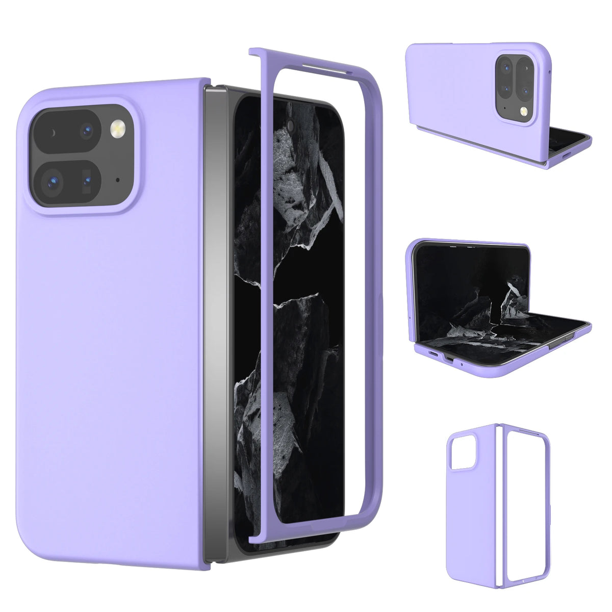 Ultra Thin Hard Case for Google Pixel 10 Pro Fold / Pixel 9 Pro Fold Case Matte Plastic PC Protection Phone Capa Cover