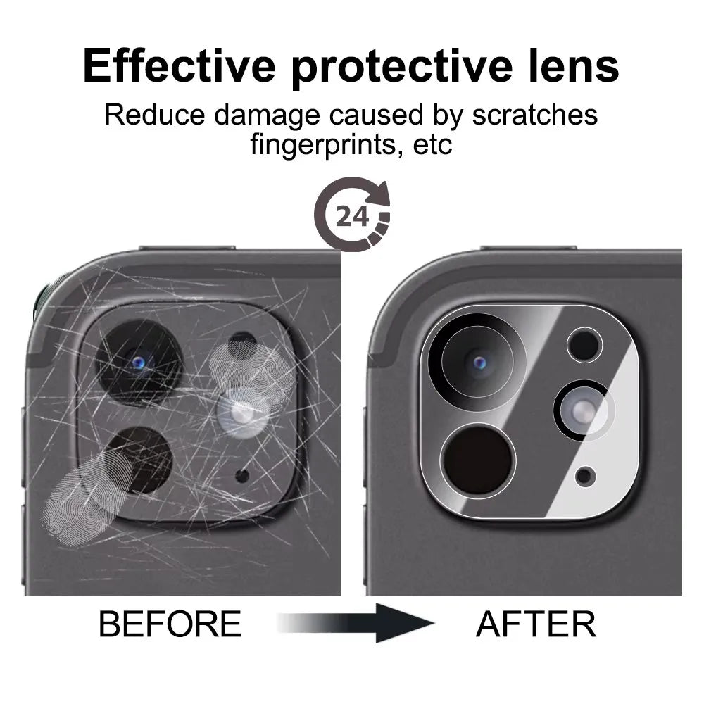 1-3Pcs HD Back Camera Lens Protectors Tempered Glass for Apple IPad Pro M5 M4 11 13 12.9 2025 Full Cover Lens Film Scratch Proof