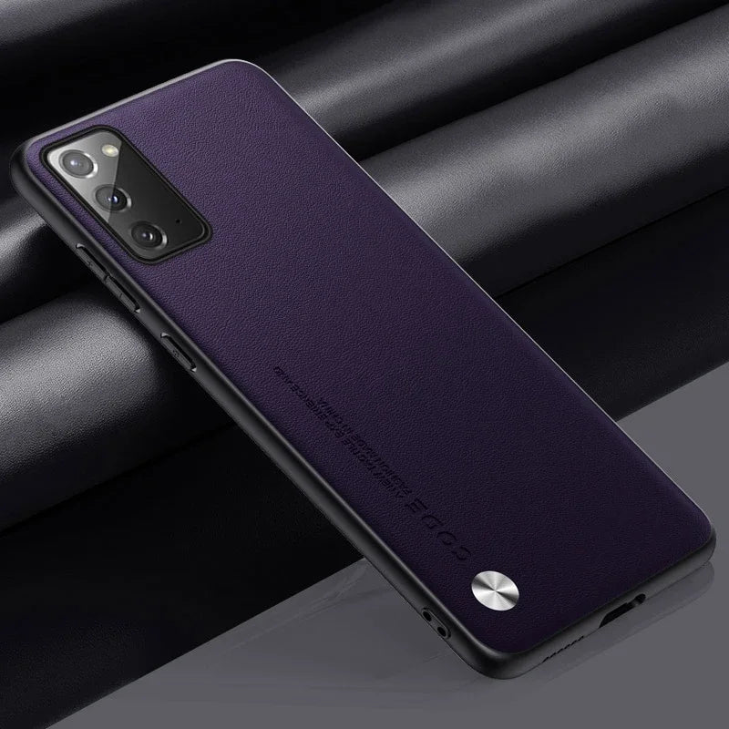 Case For Samsung Galaxy Note 20 Ultra Protective Cover Luxury Leather Phone Case For Samsung Note 20 Ultra 5G Silicone Coque