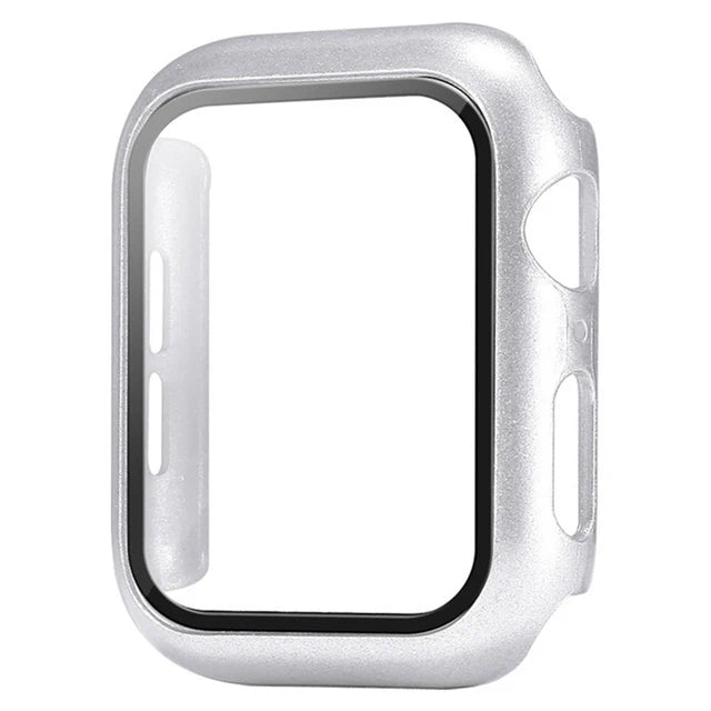 Glass+Cover For Apple Watch case11 10 9 8 7 6 SE 5 Ultra Accessorie Screen Protector iWatch serie 44mm 40mm 49 41 45mm 42mm 46mm