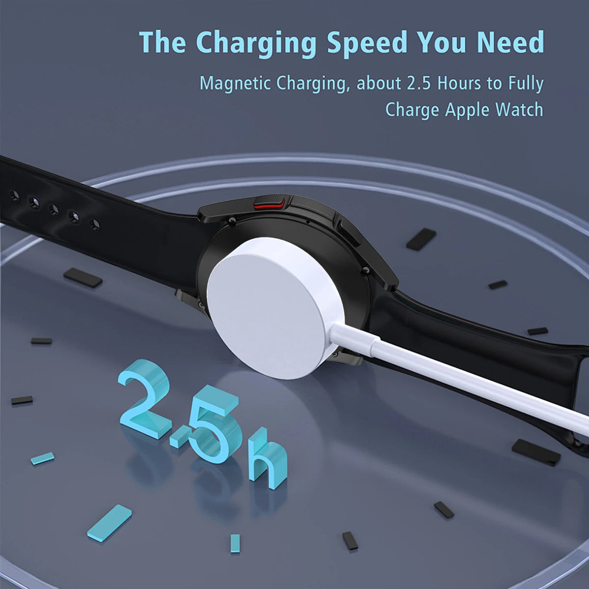 Magnetic Watch Wireless Charger For Samsung Galaxy Watch 8/7/6/5pro/5/4/3 Active 2 Portable Watch Fast Charging Dock Station