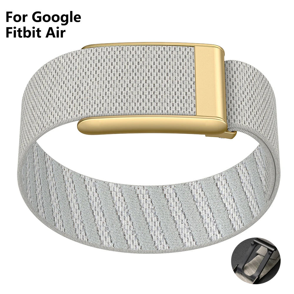 Nylon Loop Strap for Google Fitbit Air Change To Whoop 5.0 Sport Stretchy Watch Bracelet Soft Breathable Wristband for Women Men