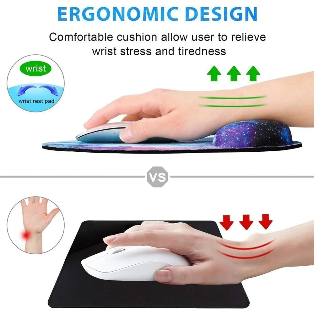 Cute Cat Paw Wrist Rest Mouse Pad Silicone Ergonomic Hand Support Mouse Mat Non Slip Comfortable Gaming Mousepad