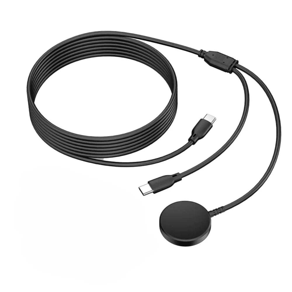 USB 2-in-1 Replacement Charger for Samsung Galaxy Watch Ultra/8/7/6/6 Classic/5 Pro USB-C Smartwatch and Phone Charger