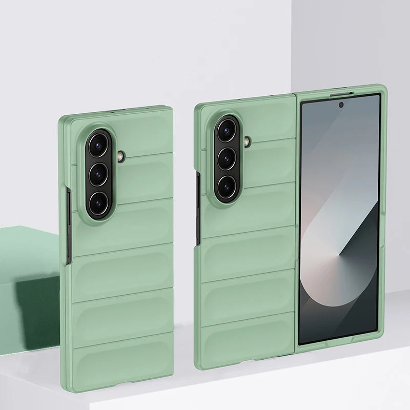 Candy Color Fingerprint Pattern Hard PC Back Cover Protective Phone Case for Samsung Galaxy Z Fold 8 Ultra Z Fold 7 Z Fold 6 Z Fold 5