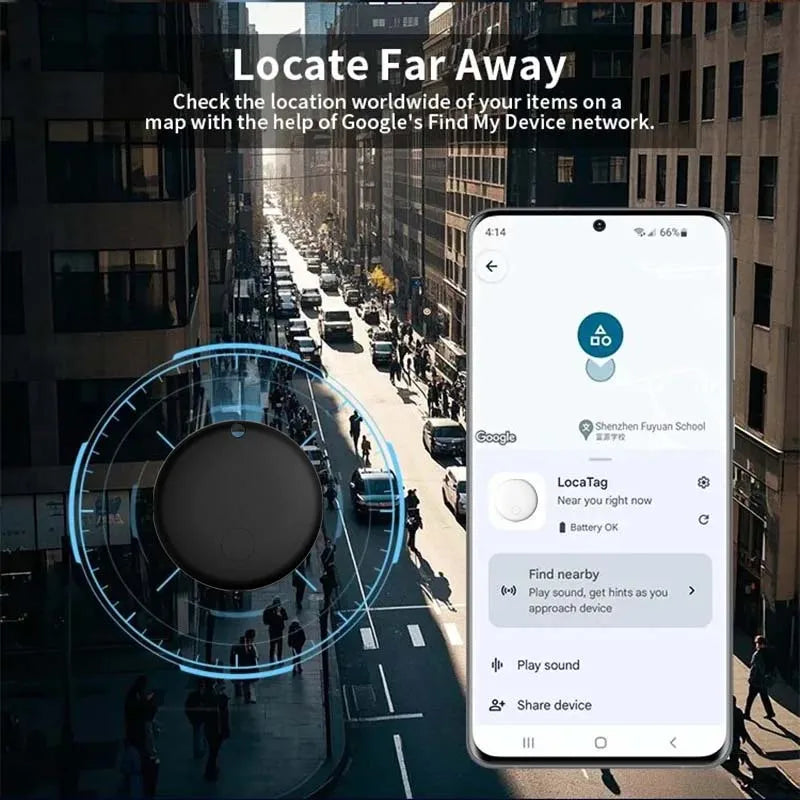 Android Tracker Suitable for Android Google Find My Device Bluetooth Locator Global Positioning Anti-Lost Device