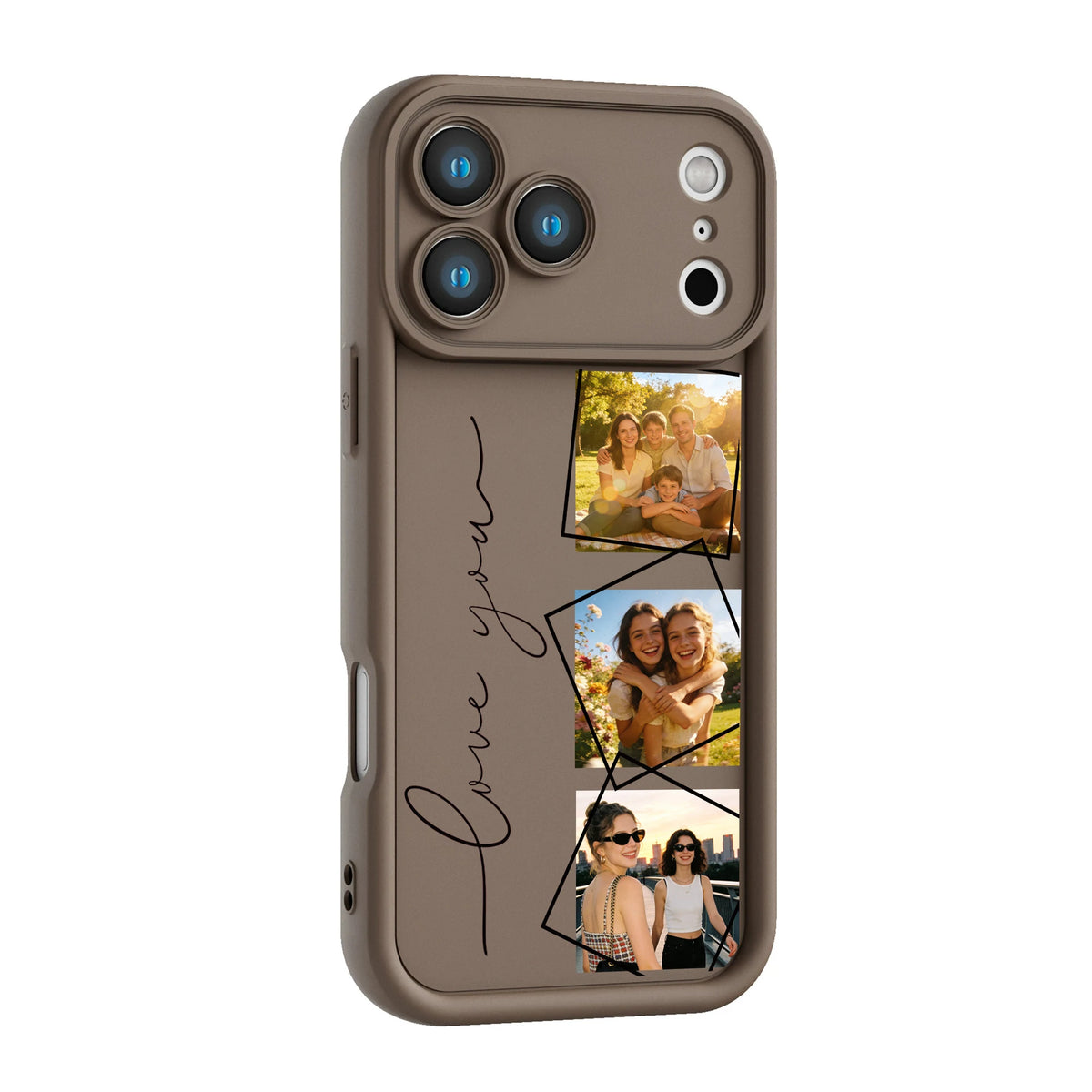 Personalized Custom Multiple Photo Phone Case for iPhone18 17 16 15 14 13 12 11 Pro Max Air Plus Stylish Soft TPU Cover