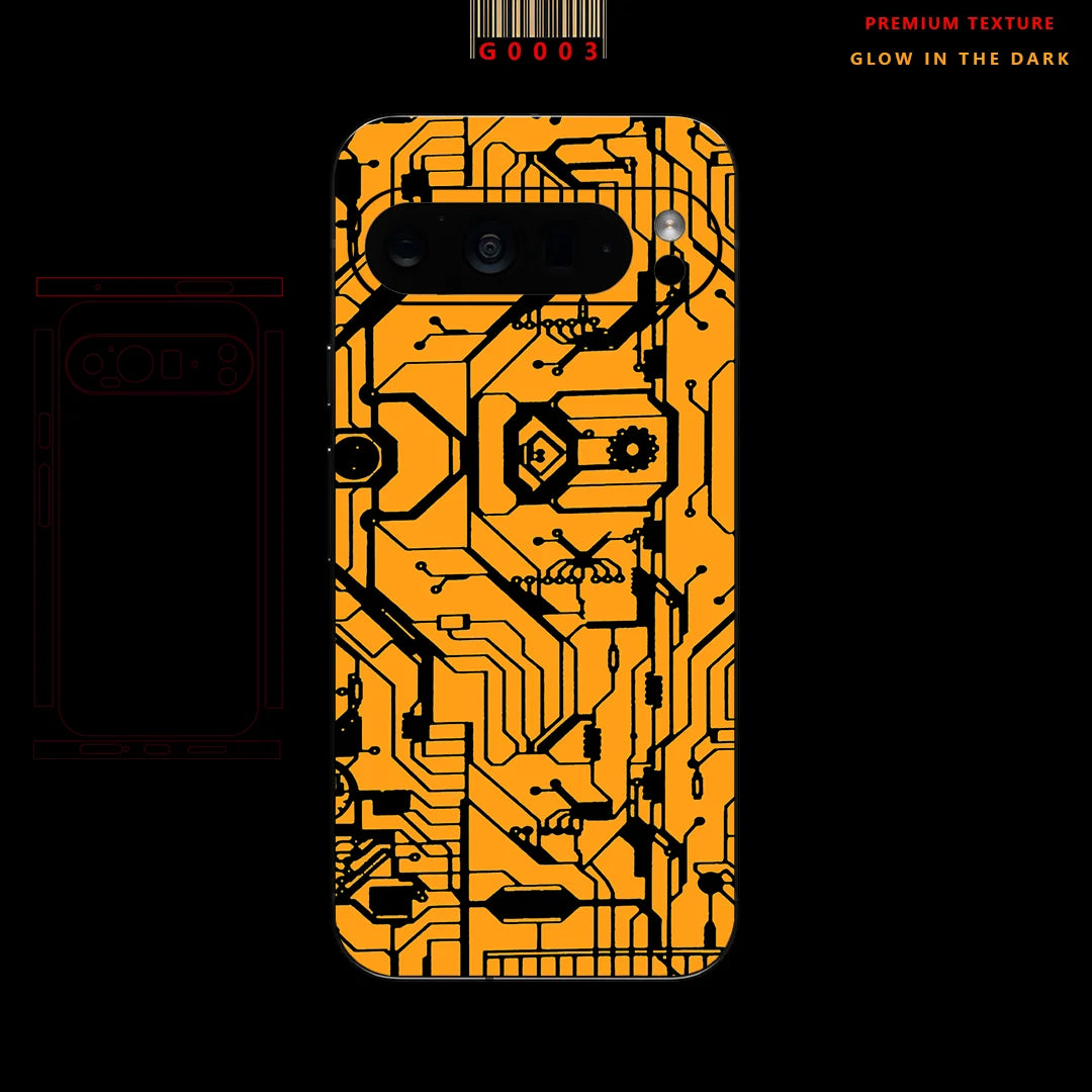 Luminous Back Skin Sticker For Googel Pixel 10 9 8 7 Pro 8A Glowing at Night For Google Pixel 9 Pro XL Back Film