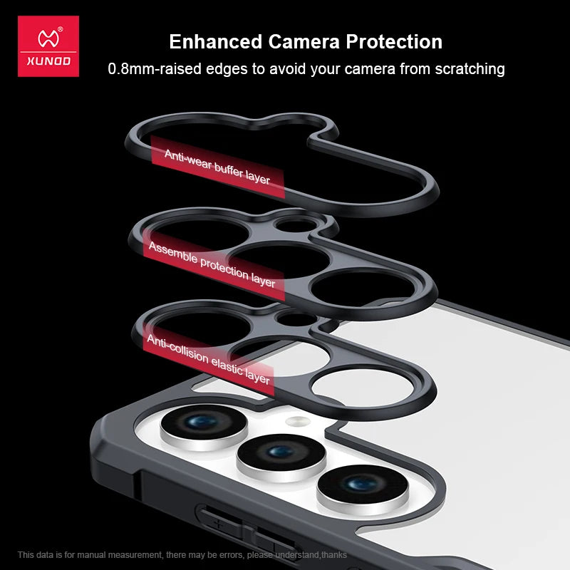 Xundd Case For Samsung Galaxy S25 S23 FE S24 S26 Plus Shockproof Shell For Samsung S21 FE S22 S23 Plus S24 S25 Ultra Back Cover
