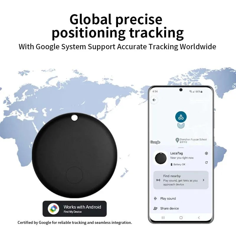 Android Tracker Suitable for Android Google Find My Device Bluetooth Locator Global Positioning Anti-Lost Device