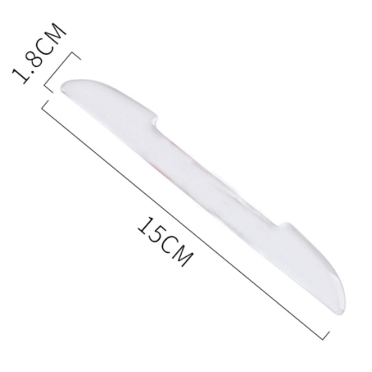 4pcs Clear Car Door Edge Protective Stickers Anti-Collision Strip Transparent Protector Sticker Invisible Protective Strips