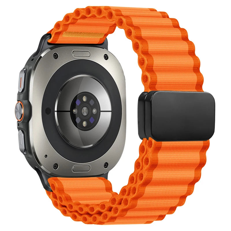 Trail Loop Strap For Samsung Galaxy Watch Ultra 2 47mm Accessories Sport Nylon Magnetic Bracelet Galaxy Watch Ultra(2025) Bands