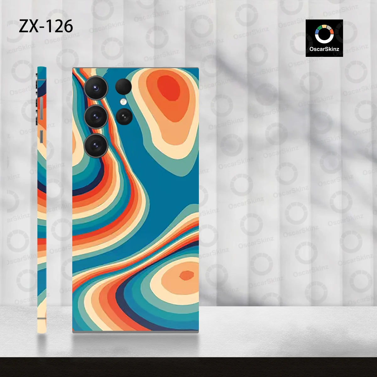 Colorful Decal Skin for Samsung Galaxy S24 S23 S22 Ultra Plus S25 Note20 Back Screen Protector Cover Wrap Stones Sticker