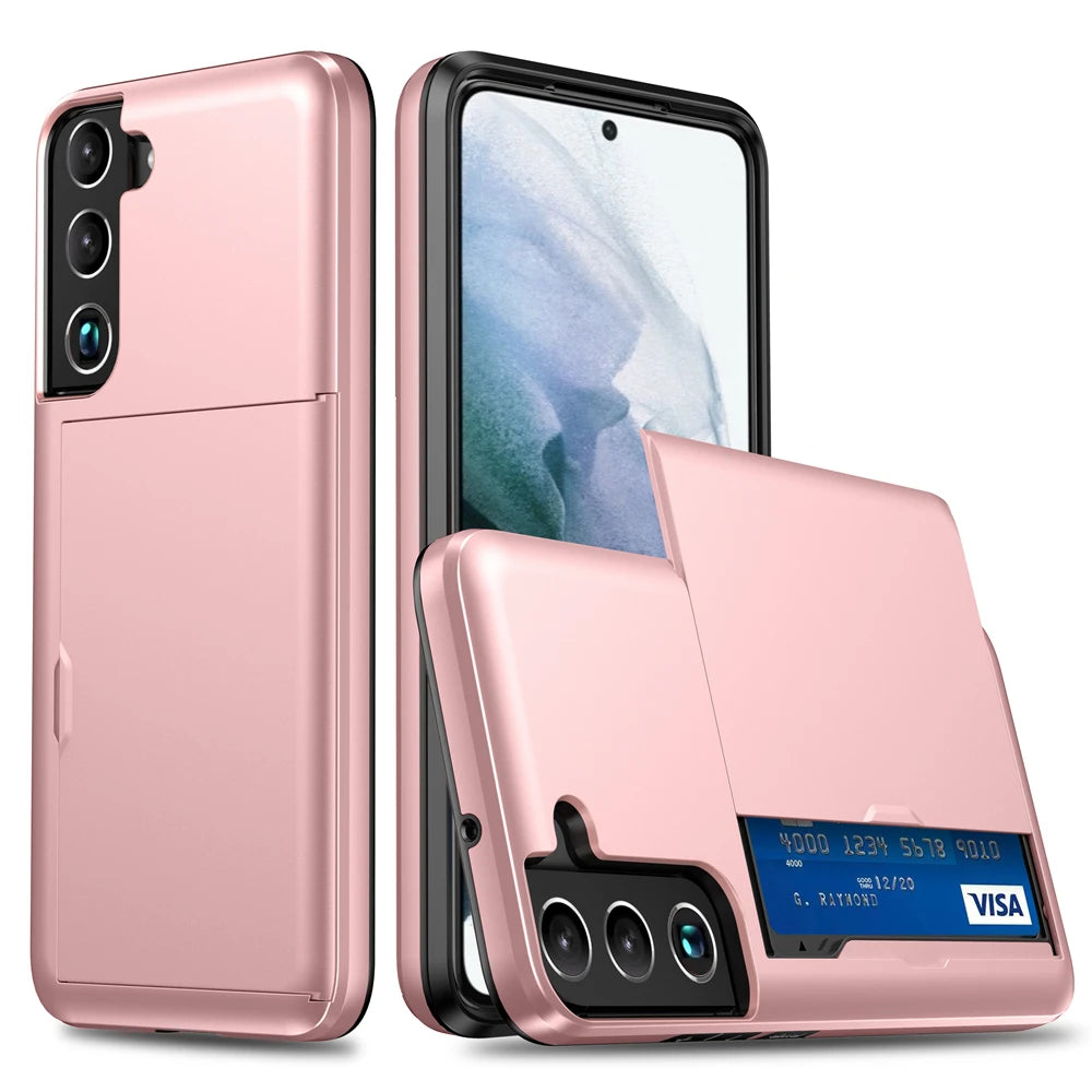 Wallet Cover For Samsung Galaxy S22 S20 S21 FE S10 Plus Case With Card Holder Shell For Galaxy S10e S22+ S21+ S22 Ultra 5G Funda