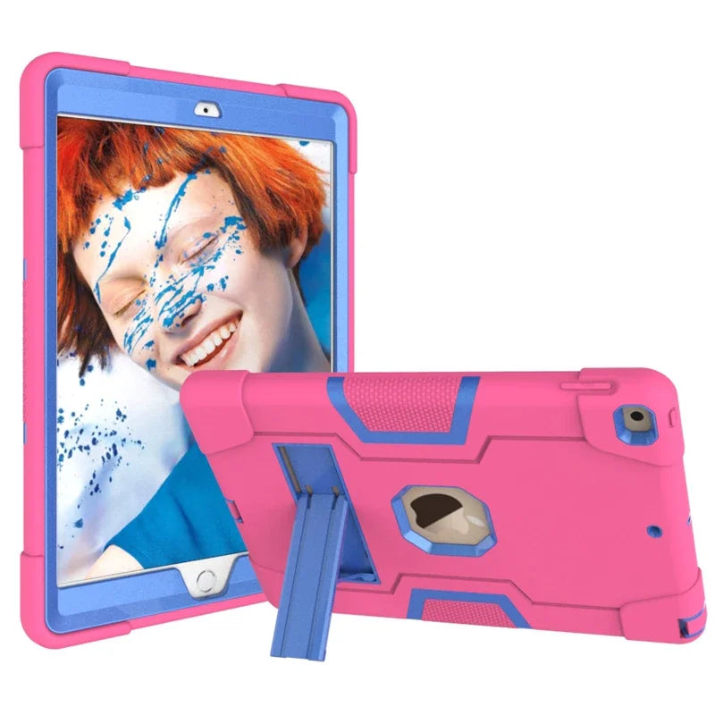 Armor Stand Shockproof Kids Tablet Case for IPad Air 10.2 10.5 11 12.9 Inch 2021 I Pad Pro 9.7 Mini 6 5 4 3 2 7th 8th 9th Cover