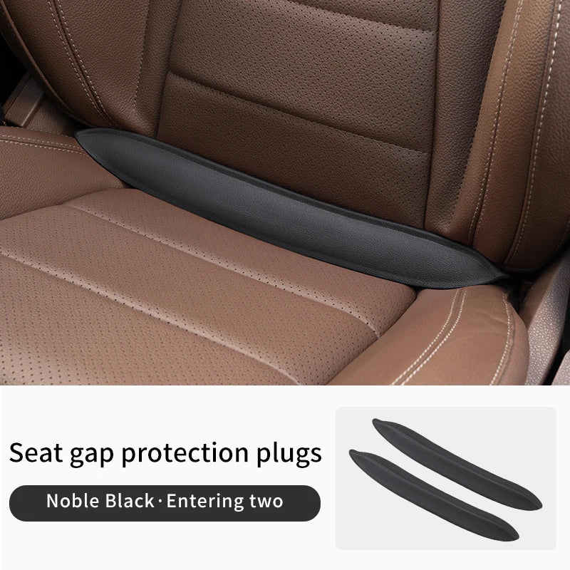 EVA Car Seat Crevice Filling Strip Universal Seat Blocker Prevent Dropping Car Accessories Plug-In Car Seat Gap Filler Elastic