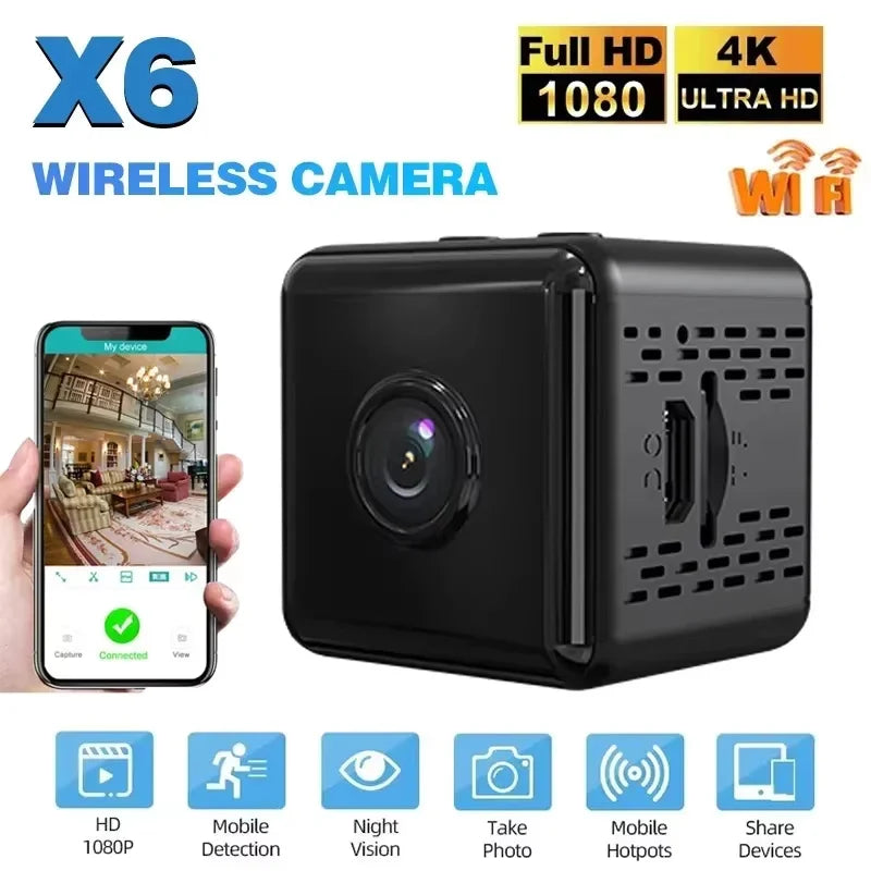 1080P Mini WiFi Camera With Infrared Night Vision and Motion Detection Remote Viewing Cam Video Voice Recorder For Household