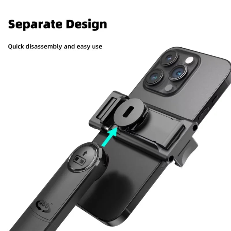 MEUYAG AI Gimbal Desktop Phone Holder Stabilizer 360°Auto Face Tracking selfie stick Tripod For Smartphone Video Vlog Live