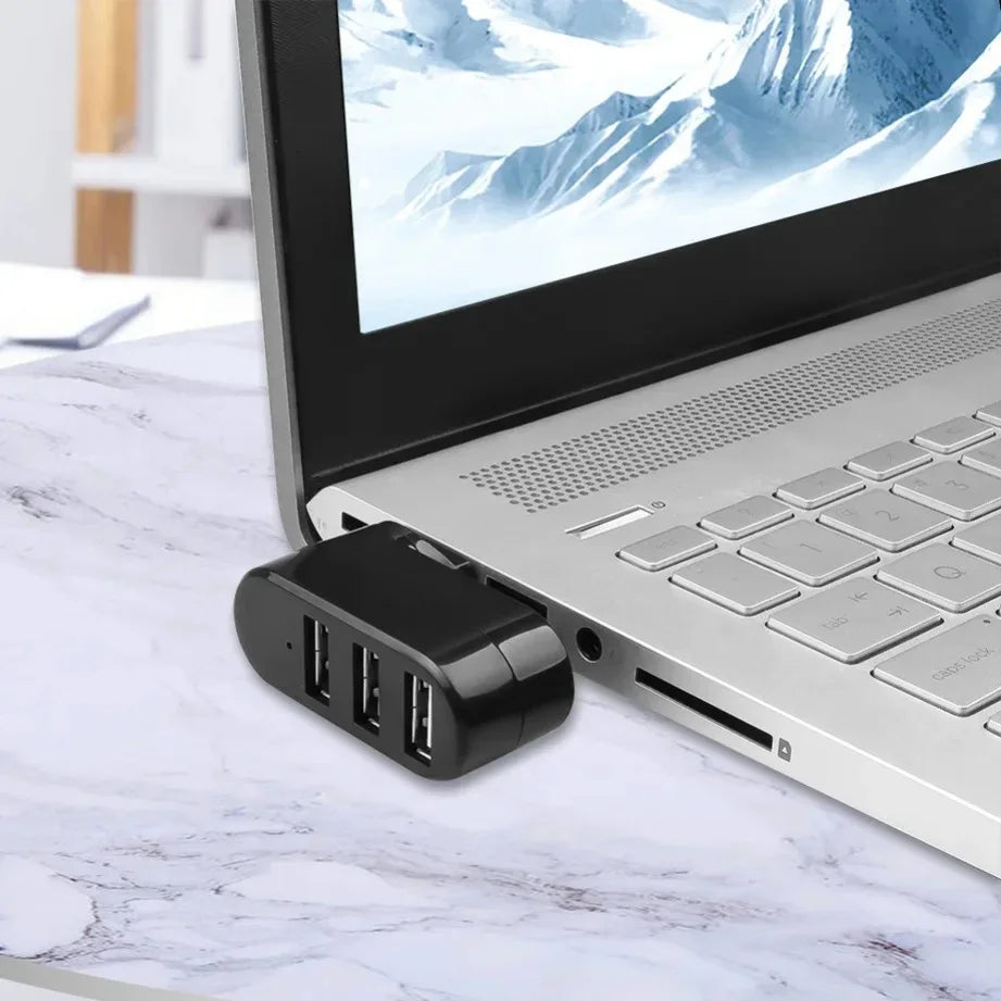 Grwibeou Mini 3 Ports USB 3.0 HUB Extender Splitter USB Hub 3.0 2.0 Adapter High Speed For PC Laptop Mac Computer Accessories