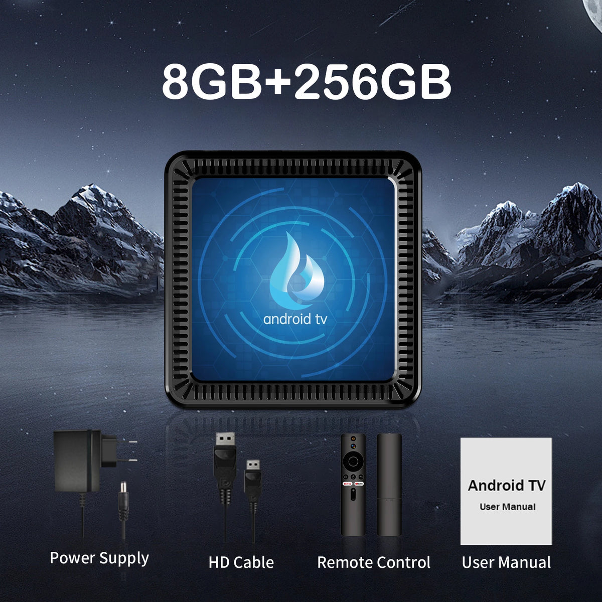 Q17 Smart TV Box Android 16 Bluetooth6.0 Allwinner H313 Quad Core 8K Ultra HD 8GB+256GB Google Netflix Media Player Set Top Box