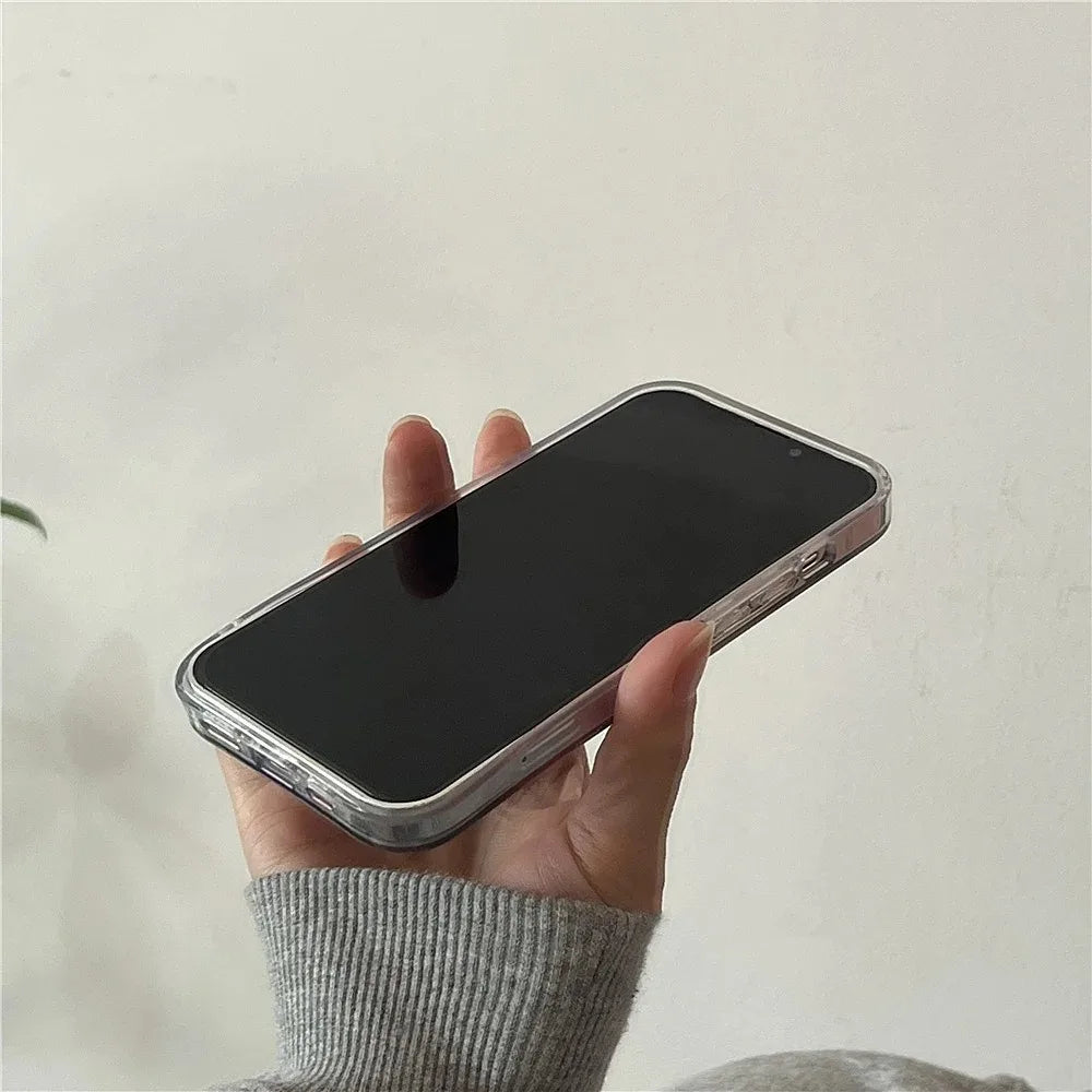 Cute Dopamine Color Block Match Plaid Clear Case For iPhone 17 16 15 14 13 12 11 Pro Max XS XR X 7 8 Plus Checkered Soft Cover