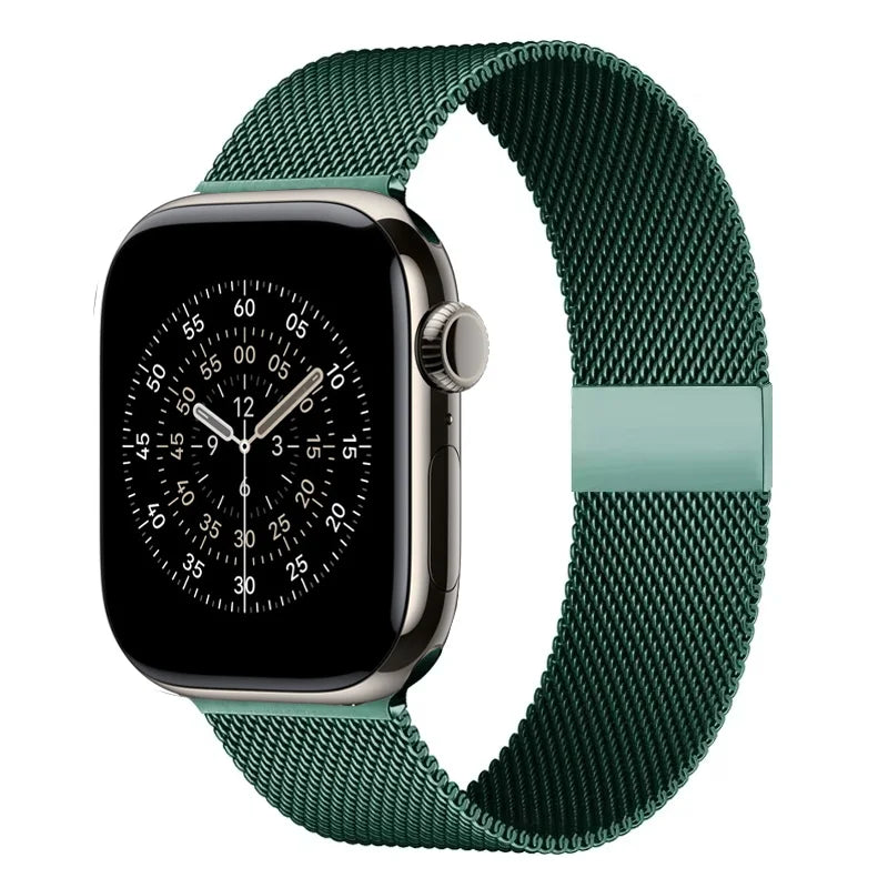 Milanese loop strap For Apple Watch band 11 46mm 44mm 40mm 41mm 42mm 45mm bracelet iwatch series 10 8 7 6 5 4 SE 9 Ultra 3 49mm