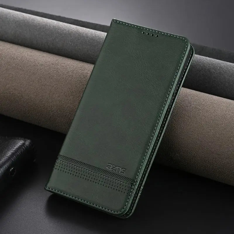 Leather Case For Samsung S26 S25 S24 S23 S22 S21 S20 Ultra Fe S8 S9 S10 Plus S25 Edge Case Luxury Magnetic Flip Phone Cover