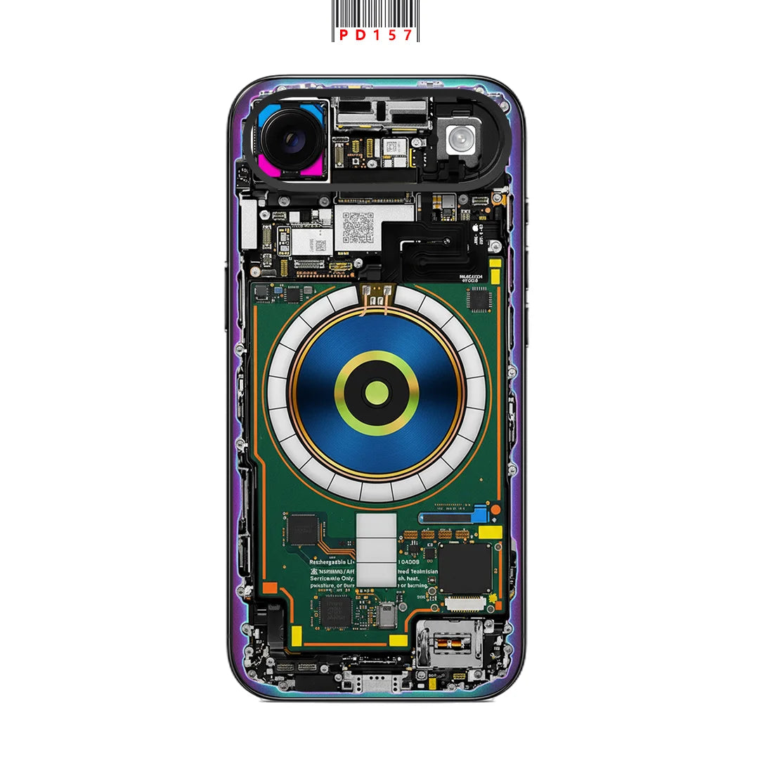 For Apple iPhone 17 Air Full Body Back Cover Decal Skin 3D Town Rear Protective Sticker Film For iPhone Air
