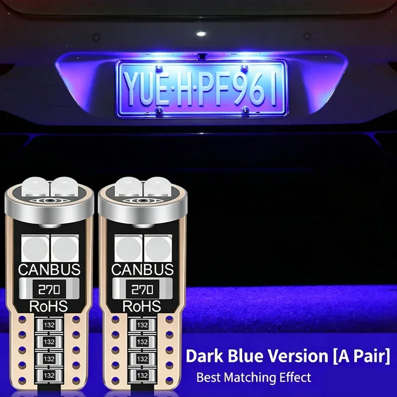 Universal modified license plate light, trunk light car LED rear license plate light, t10 ultra bright small bulb car tail light