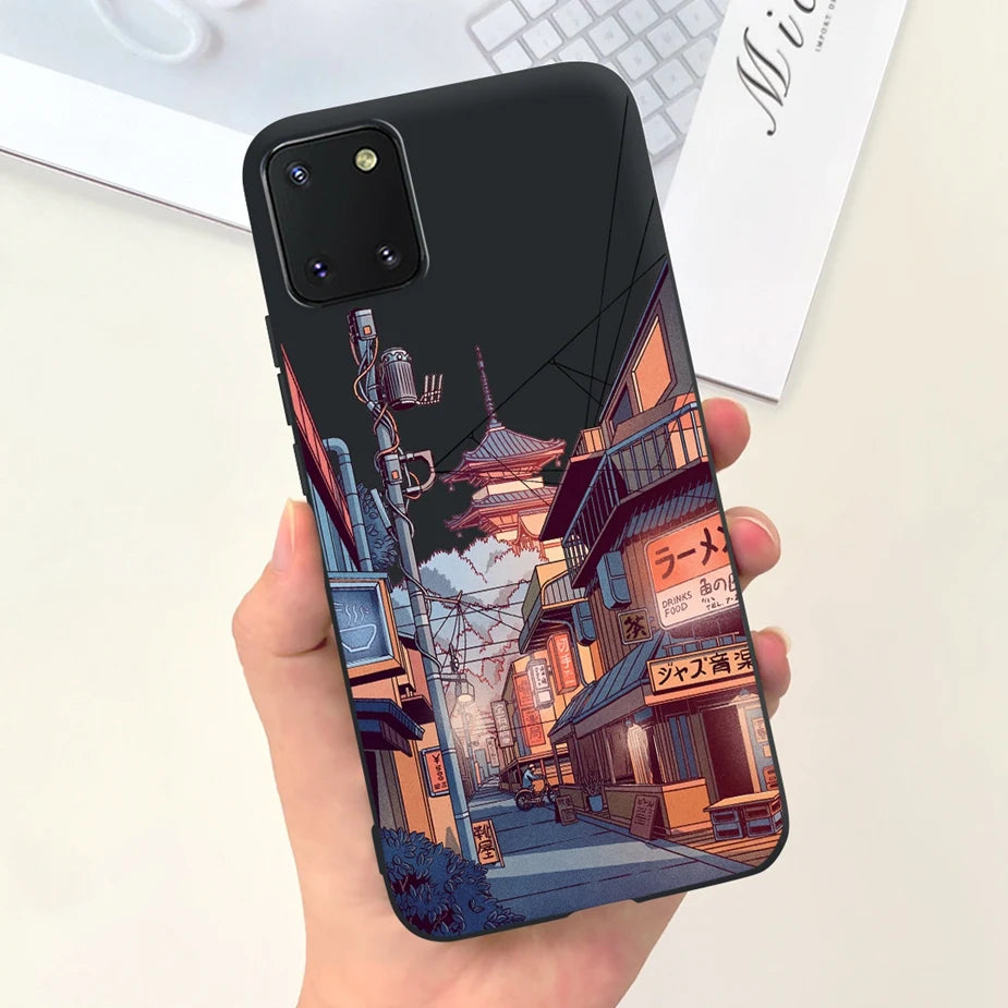 For Samsung Galaxy Note10 Lite Case SM-N770F 6.7'' Popular Candy Painted Cover Soft TPU Phone Case For Samsung Note 10 Lite Bags