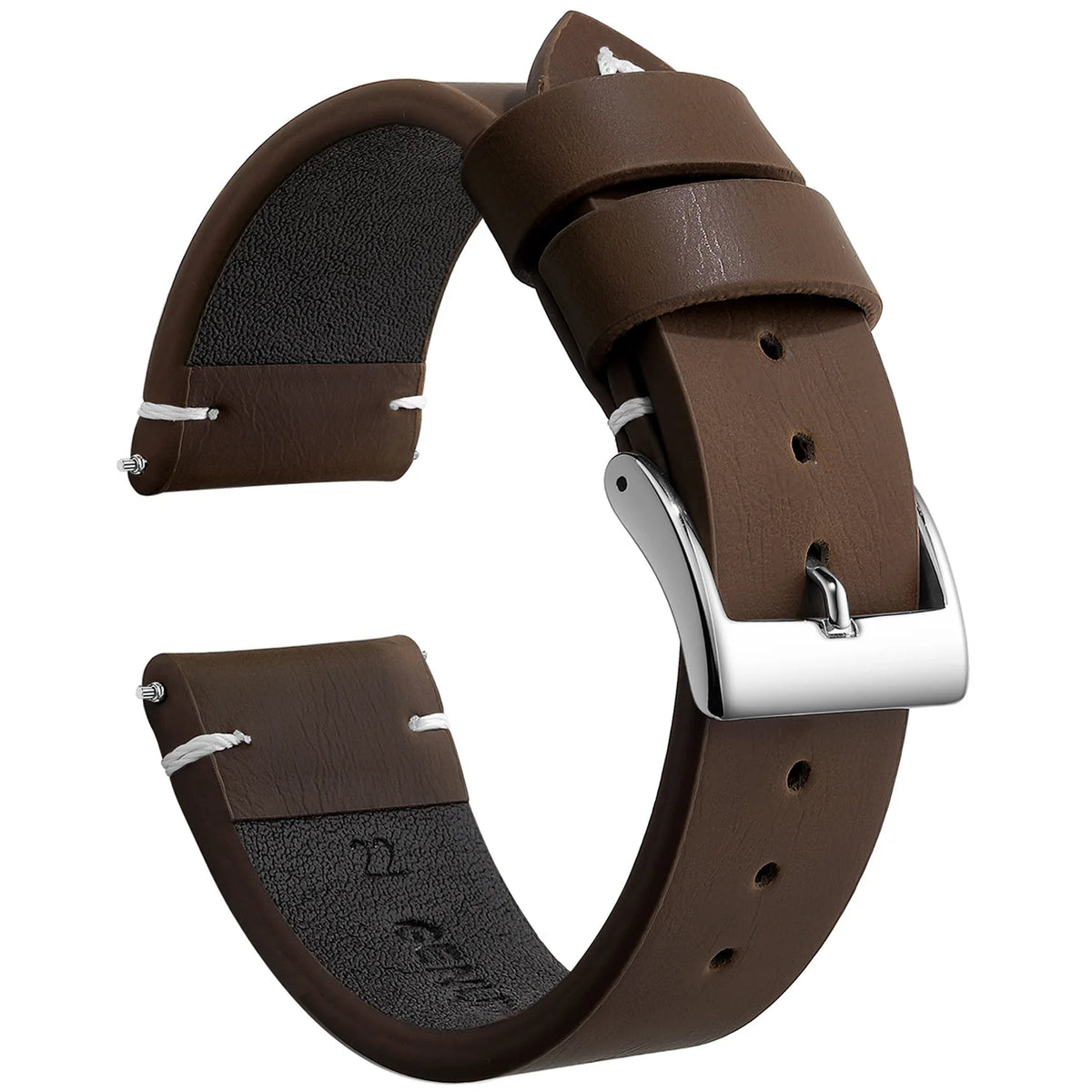 Leather Watch Band Strap Sport Vintage Leather Men Women Watchband Stainless Steel Buckle Watch Accessories 18mm 20mm 22mm
