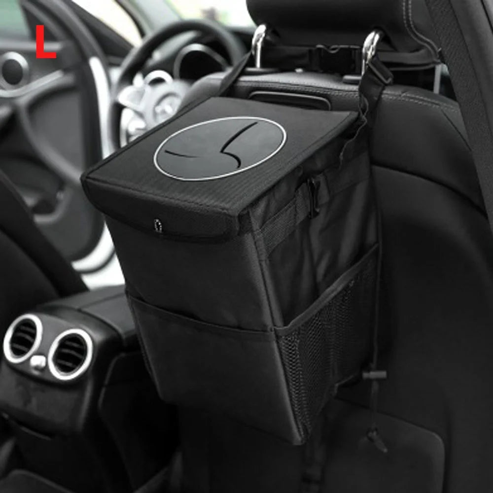 Portable Waterproof Car Trash Can Auto Organizer Garbage Bin Vehicle Accessories for Car