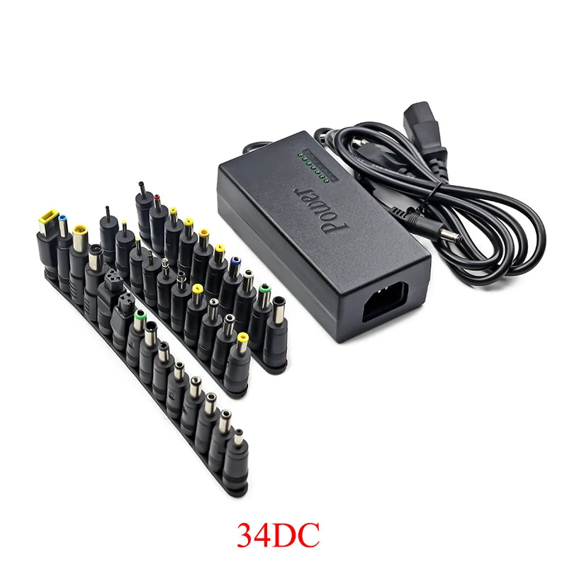 96W Universal AC Laptop Power Adapter 12V 15V 16V 18V 19V 4.5A 20V 24V Charger For Dell For Toshiba ForAsus For Acer For Lenovo