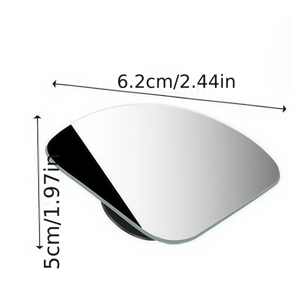 SEAMETAL 2PCS Upgrade Car Rearview Mirror Wide-angle Blind Spot Car Auxiliary Rearview Convex HD Mirrors for Car Accessories