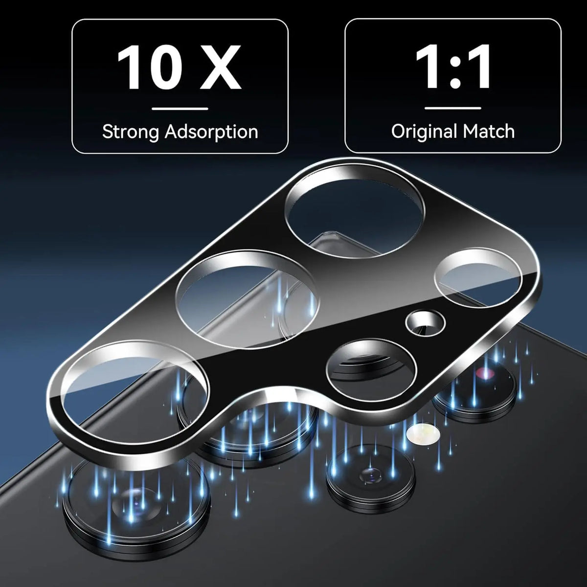 Tempered Glass Camera Lens Protector Cover for Samsung Galaxy S24 Ultra S23 FE S22 Plus S21 A55 5G A35 A15 A25 A54 A34 A24 A14