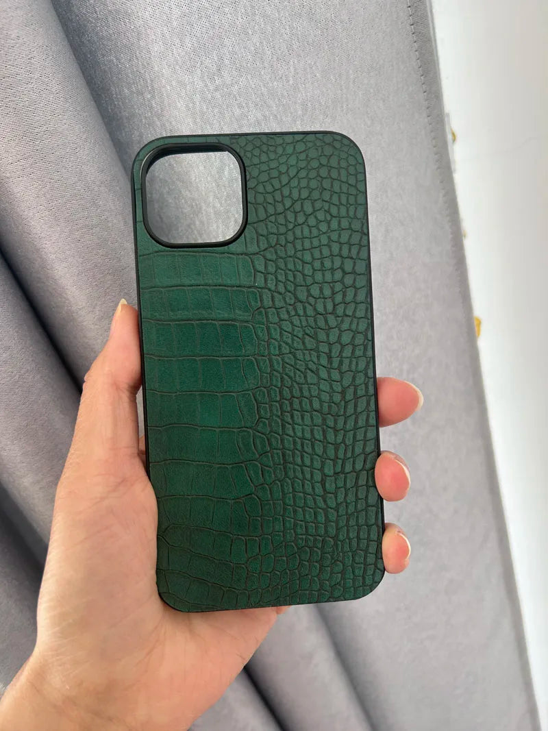 Luxury Glitter Cover Leather Case for Samsung Galaxy S25 S24 S23 S22 S21 Ultra Plus S20 FE Crocodile Patterned Cover