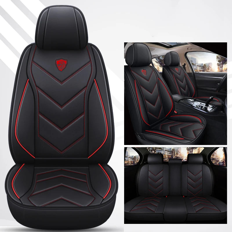 Leather Car Seat Covers For Fiat Toro Bravo Freemont 500 Argo Seat Leon Ibiza Arona BMW E39 Auto Interior Accesorios Waterproof