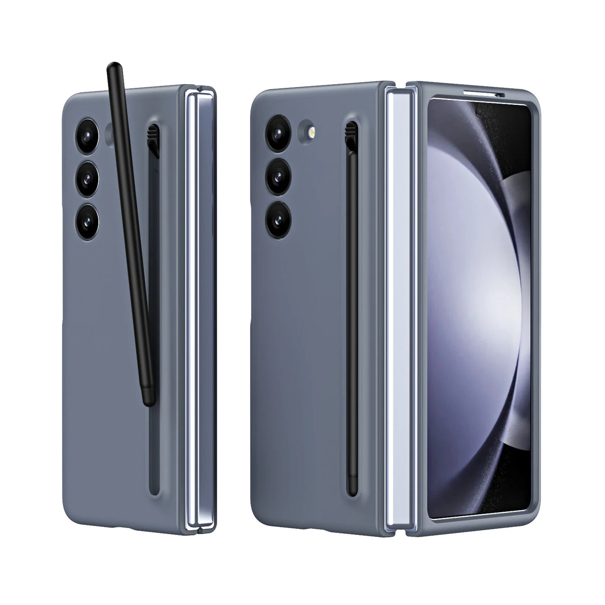 Skin Feel Purity Casing Samsung Z Fold6 Fold5 Fold4 Fold3 Candy Color Hard PC for Samsung Galaxy Z Fold 5 Protection Case