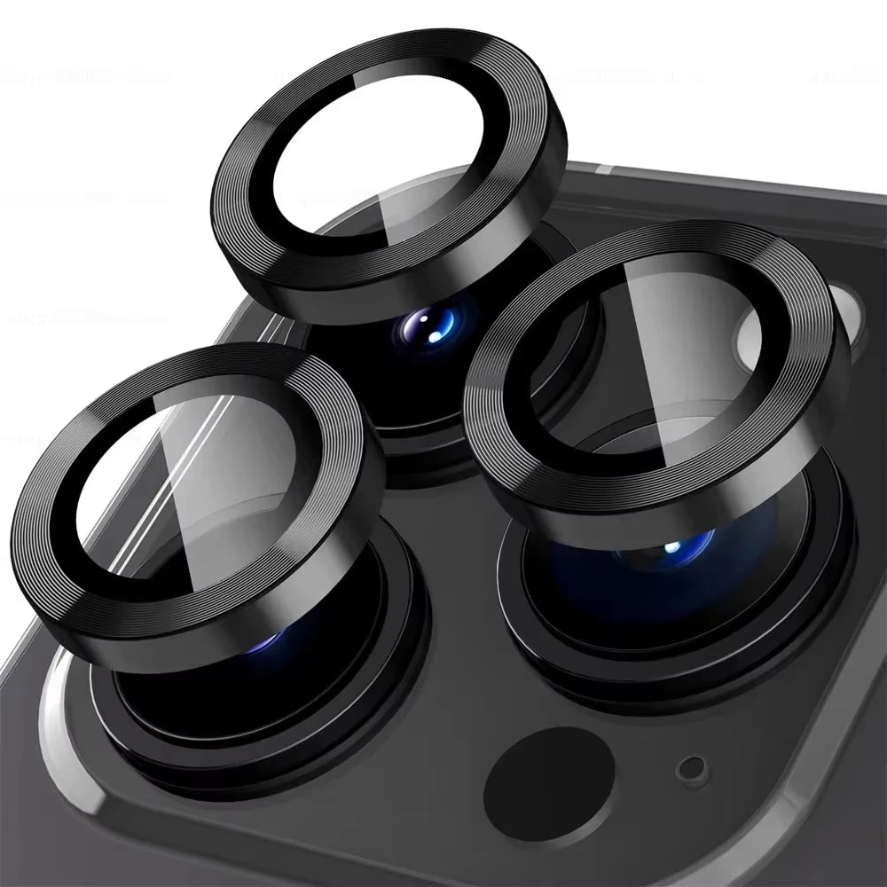 Metal Camera Lens Protector Glass For iPhone 16 17 15 13 18 11 12 14 Pro Max Air Back Lens Protection Film For iPhone 12 13 Mini